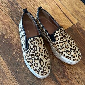 Halogen Leopard Print Slip-On Sneakers